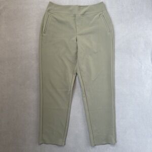 Athleta Endless High Rise Pants 16 Tall Green Commute Travel Stretch